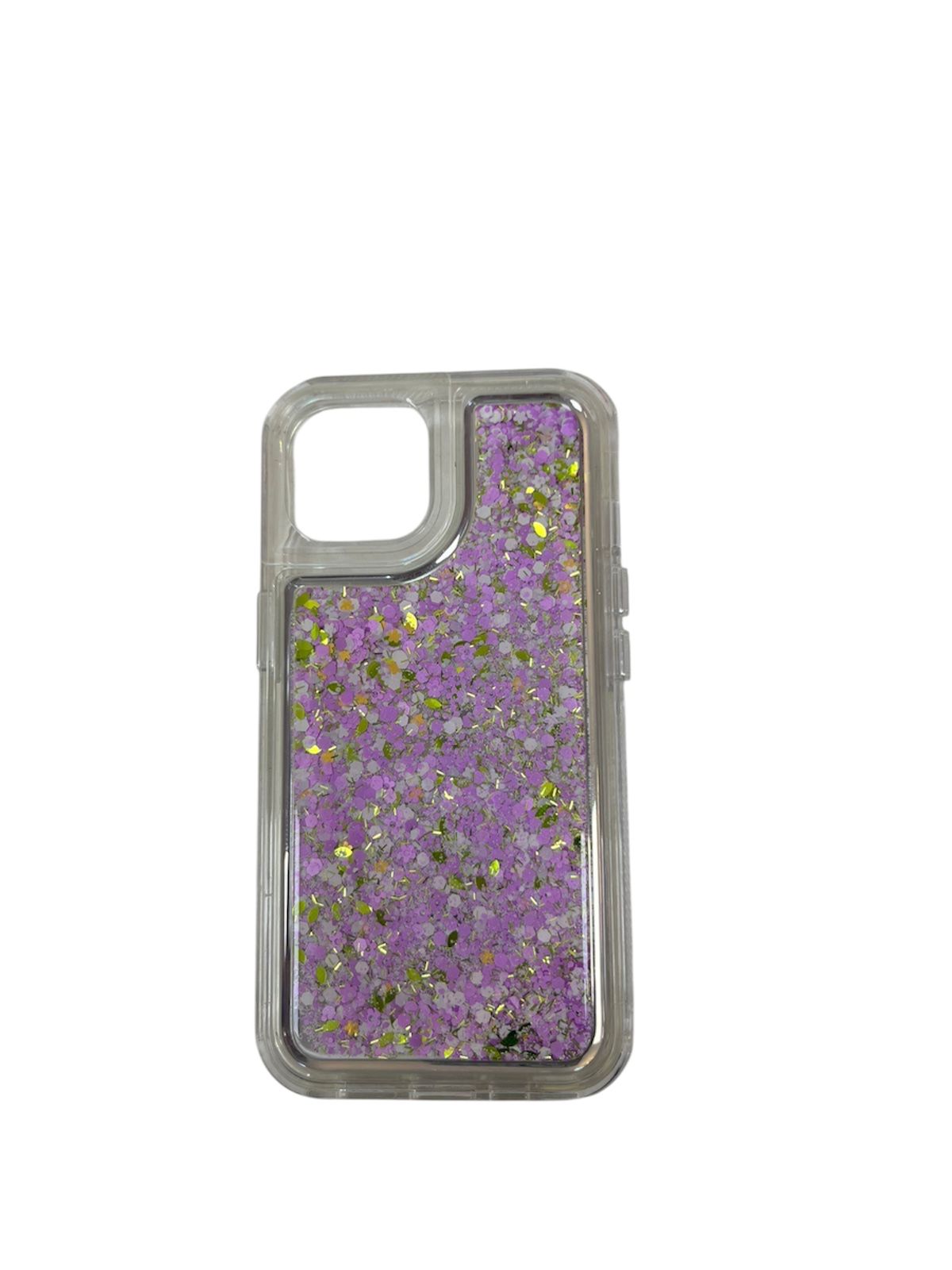 Carcasa Iphone 13/14 glitter morado