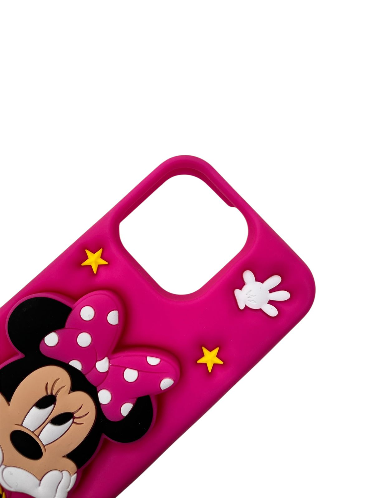 Carcasa Iphone 16 pro max silicona Minnie