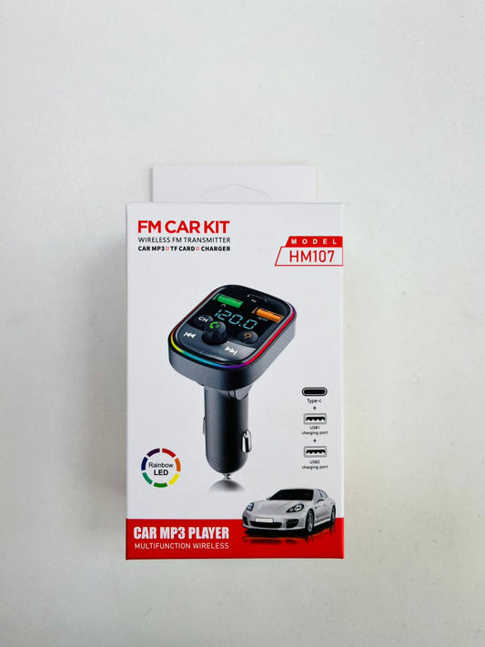 Cargador con bluetooth para auto
