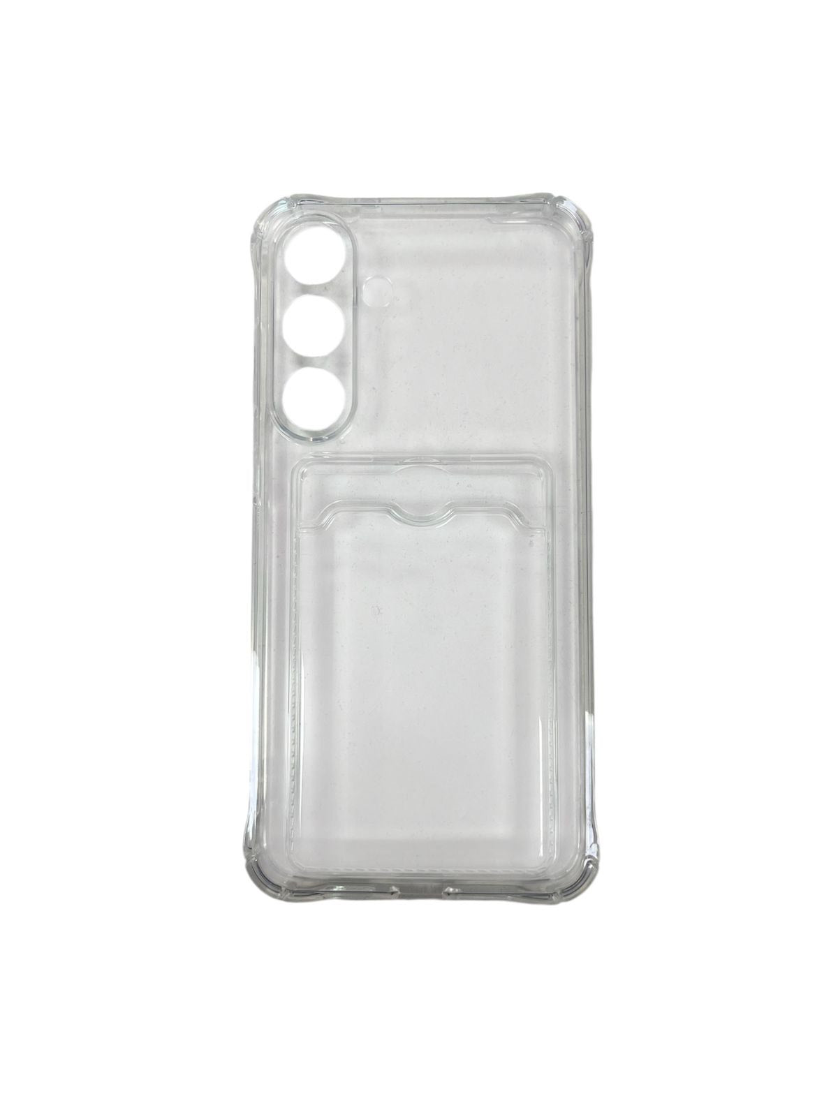 Carcasa Samsung S25 Plus tarjetero transparente