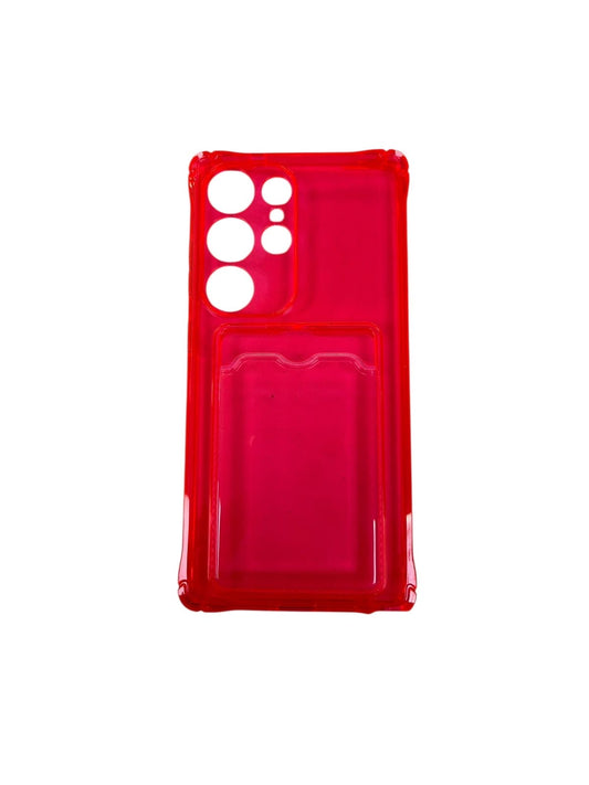 Carcasa Samsung S24 Ultra tarjetero rojo