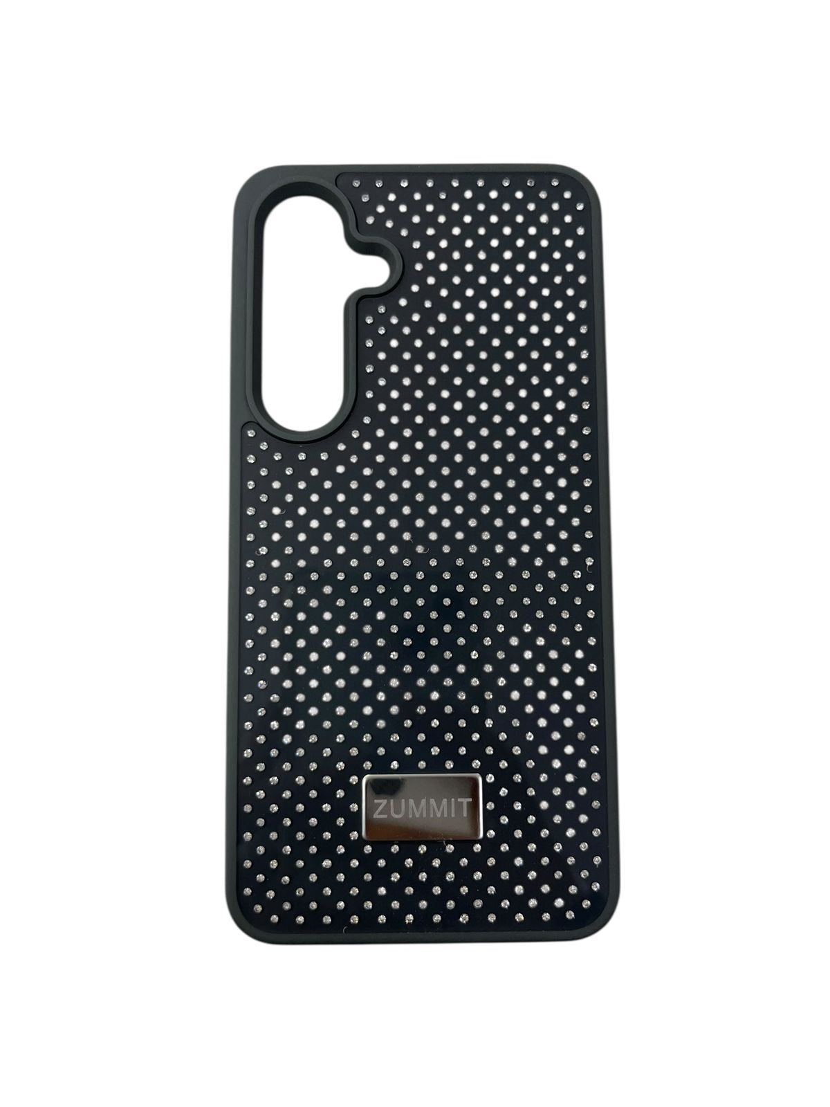 Carcasa Samsung S24 negra con brillos